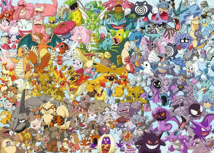 Puzzle Pokémon - 1000 pièces Challenge Puzzle