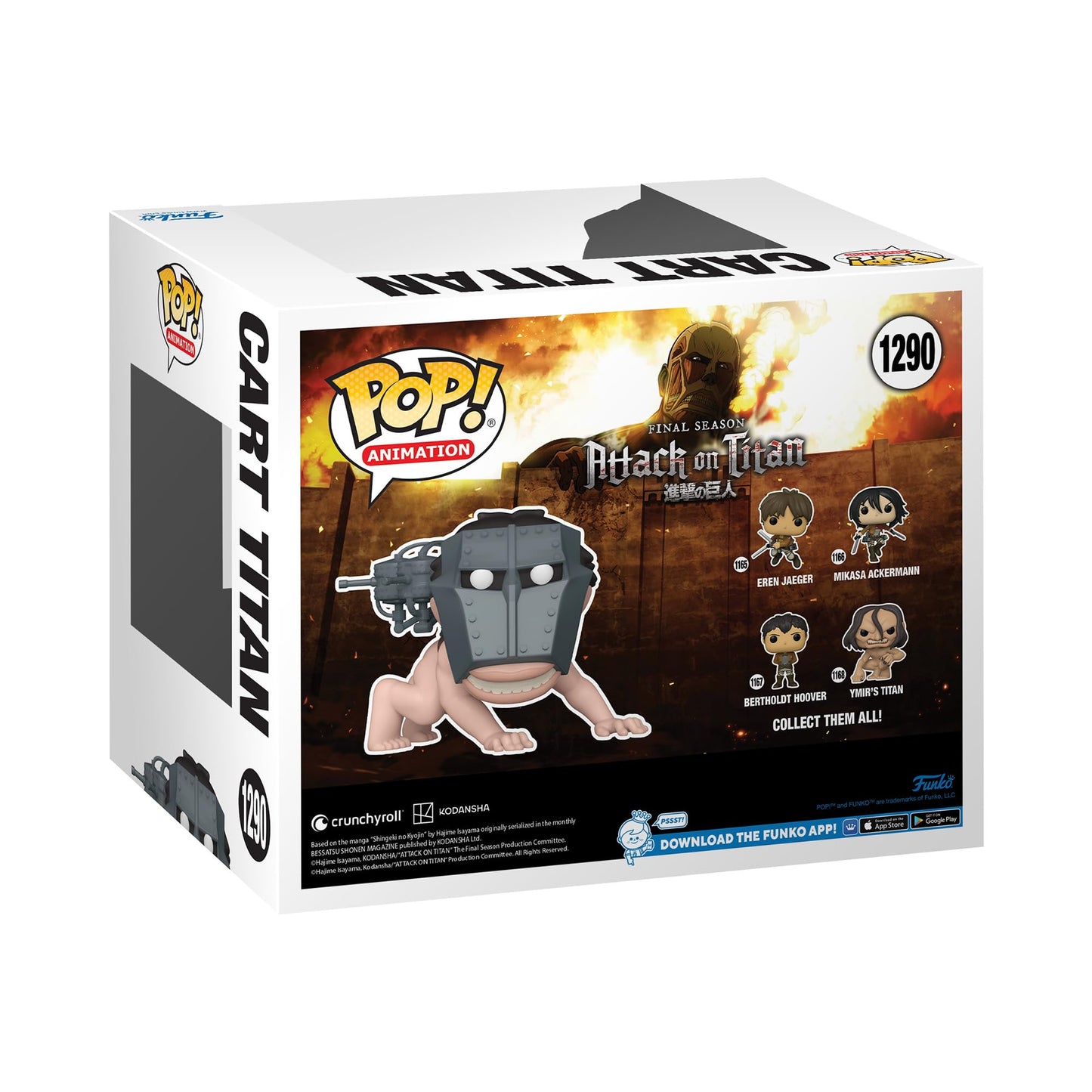 Funko Pop Attaque des Titans - Cart Titan 1290 - Anime Town