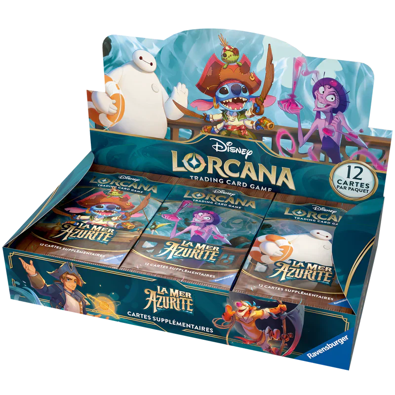 Jeu de cartes Lorcana - Display S1V6 - La Mer Azurite (scellé)