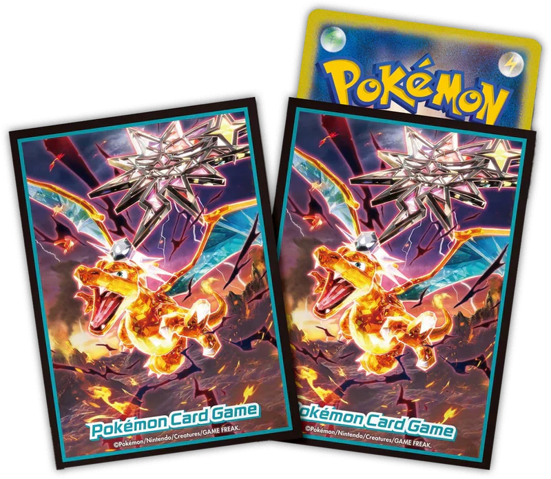 Jeu de carte Pokémon - 64 Sleeves Dracaufeu Terracrystal