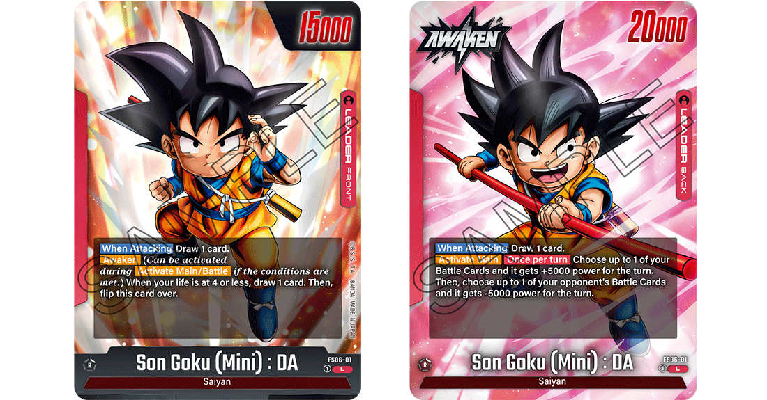 Jeu de cartes Dragon Ball Fusion World - Starter Deck Goku Mini scellés