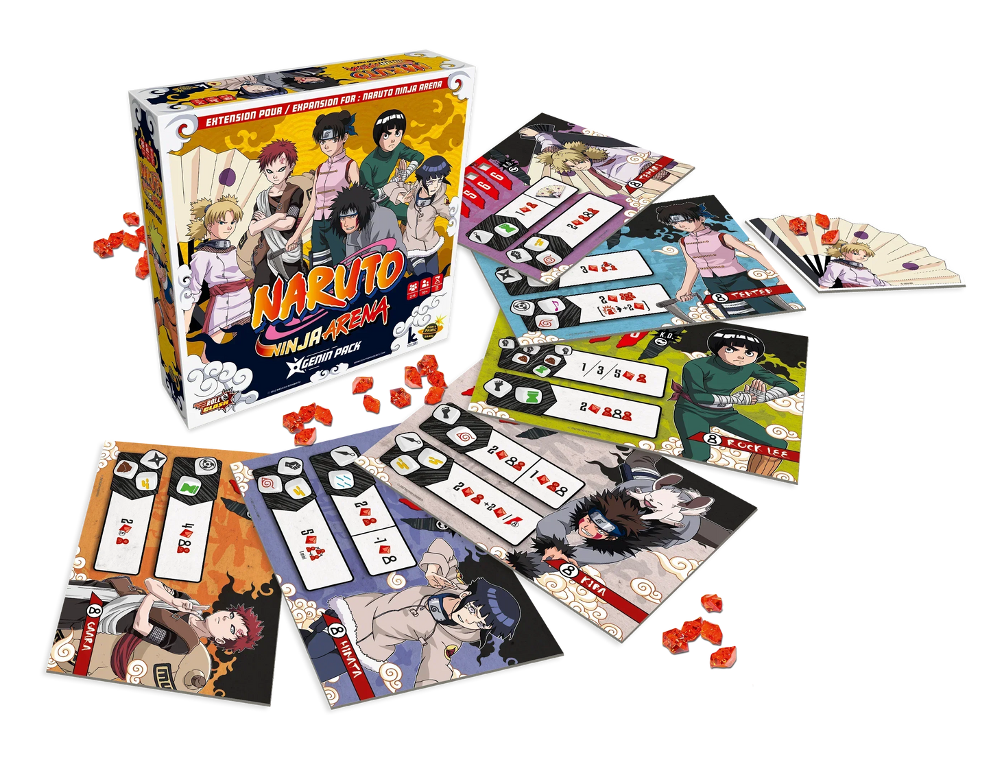 Jeu de société Naruto - Ninja Arena Genin Pack extension