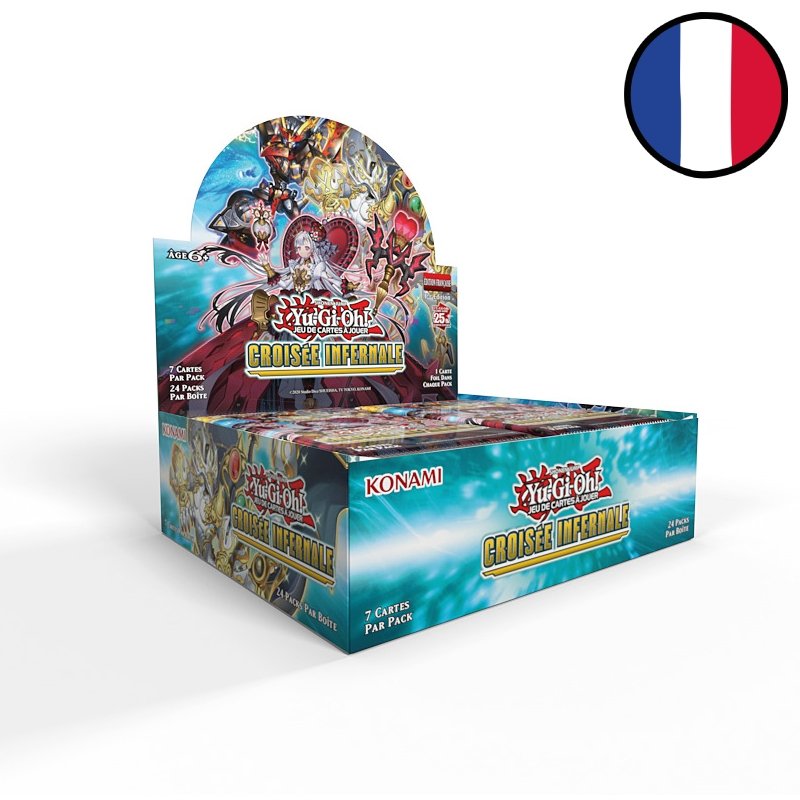 Jeu de cartes Yu-Gi-Oh! - Boite de 24 Boosters Croisée Infernale