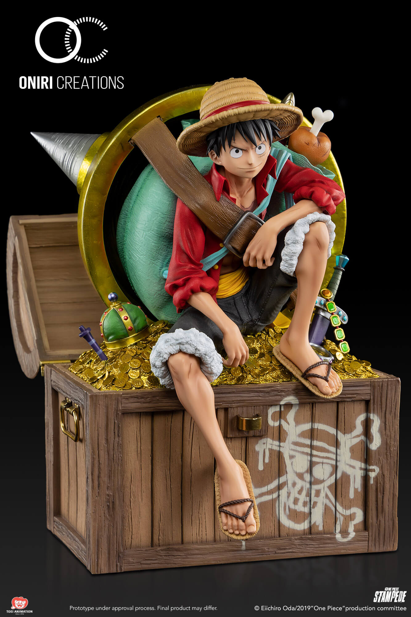 Figurine One Piece - Luffy Gold - Anime Town