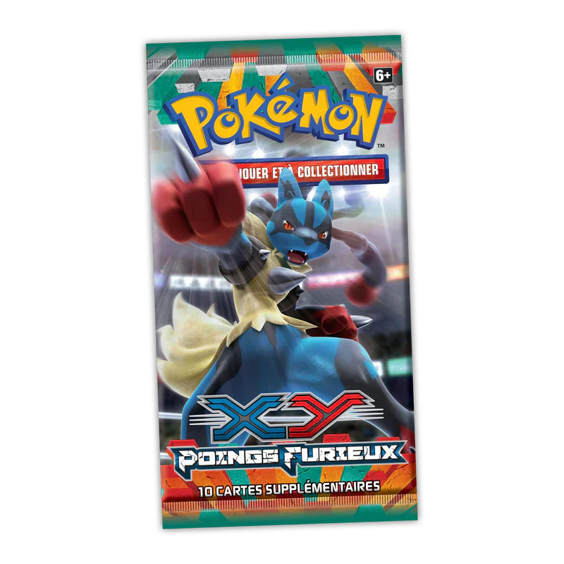 Jeu de carte Pokémon - Booster en Loose - XY - Poings Furieux (scellé)