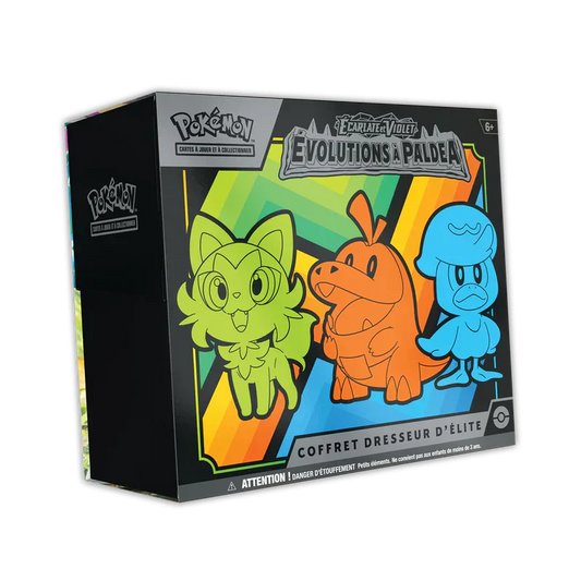 Jeu de carte Pokémon - Elite Trainer Box EV02  Evolution à Paldea (scellé)