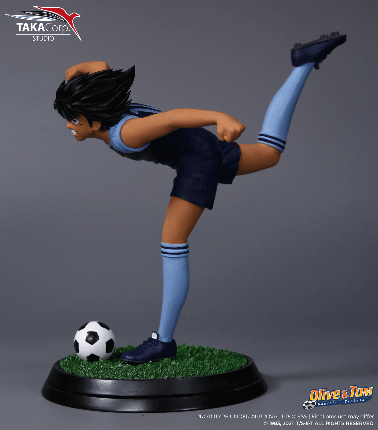 Figurine Captain Tsubasa - Kojiro Hyuga tir du tigre - Anime Town