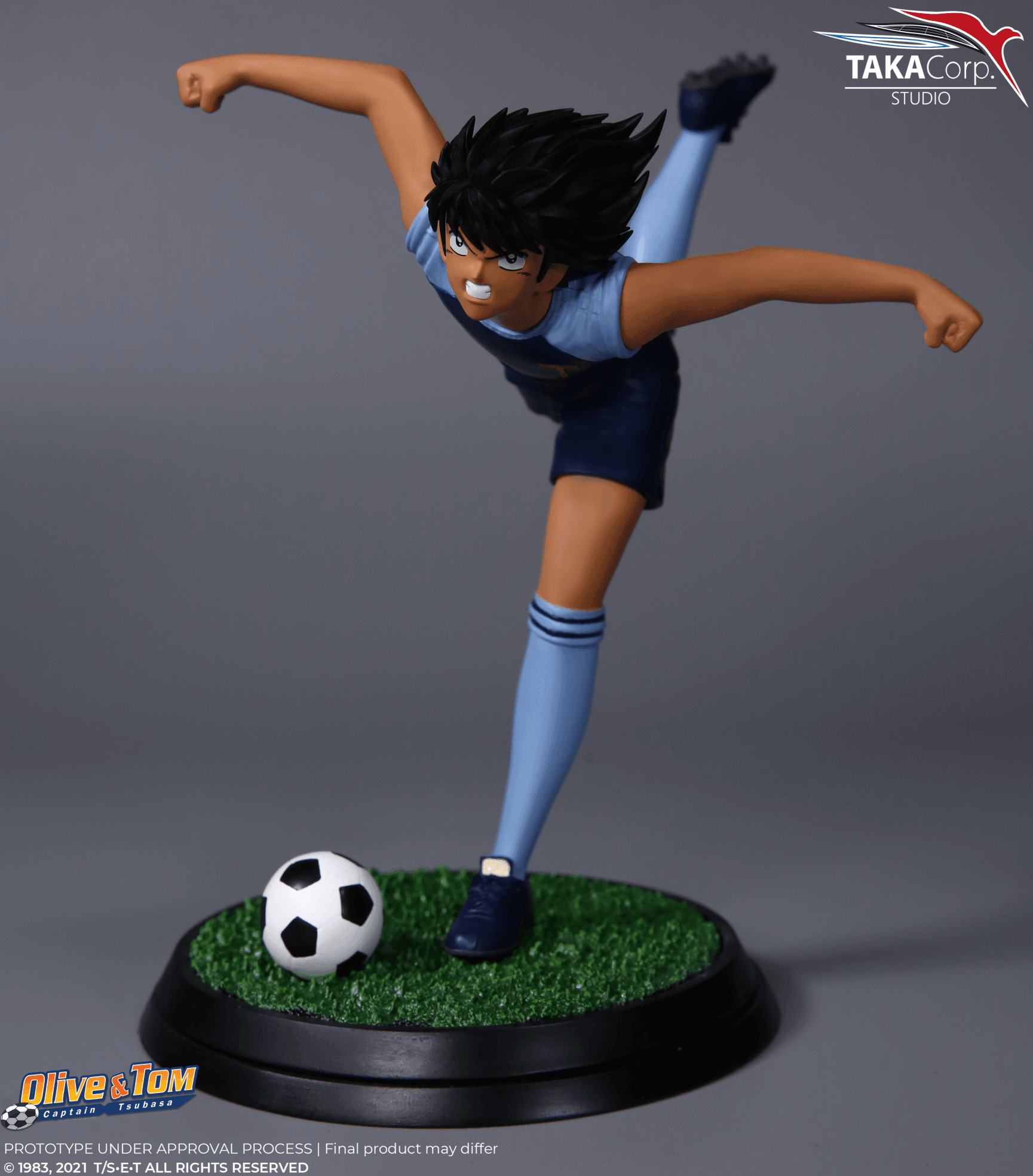 Figurine Captain Tsubasa - Kojiro Hyuga tir du tigre - Anime Town