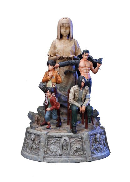 Figurine Attaque des Titans - Ymir & Eren - Anime Town