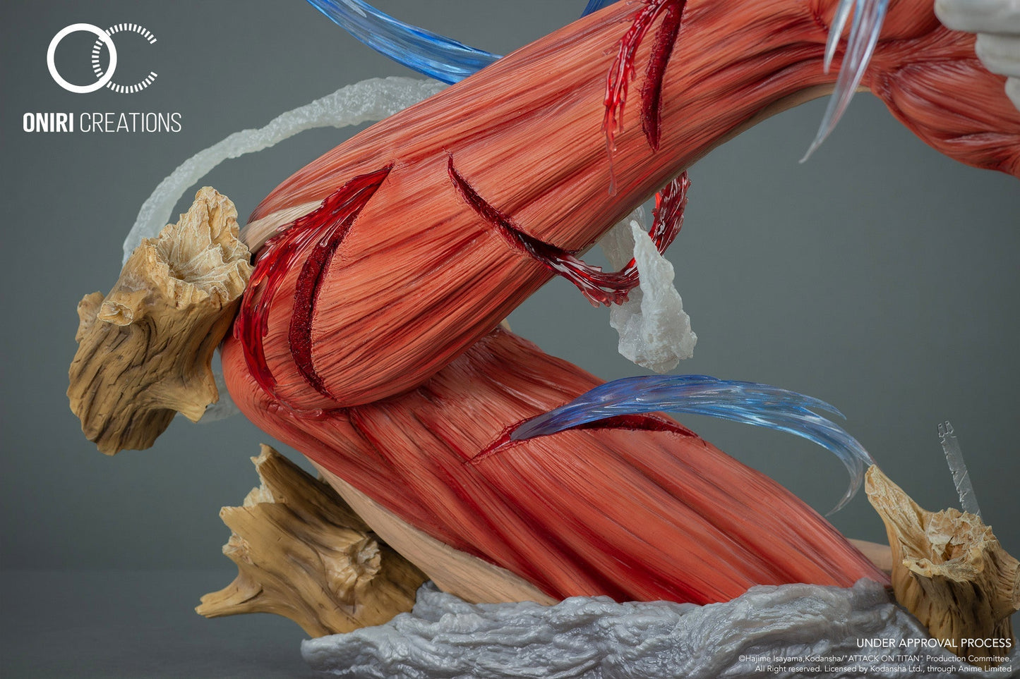 Figurine Attaque des Titans -  Livaï vs Titan Féminin