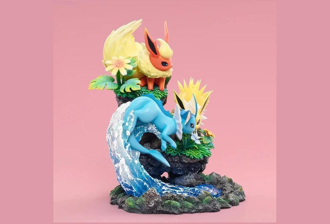 Figurine Pokémon - Famille d'évolution d'Évoli - Anime Town