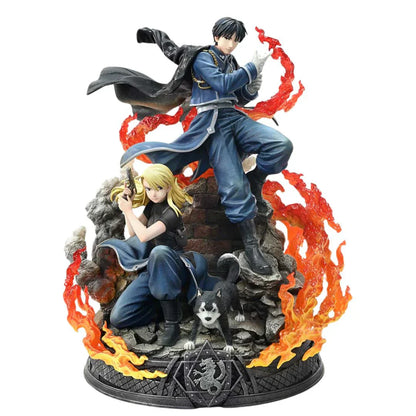 Figurine Fullmetal Alchemist - Roy Mustang & Riza Hawkeye Deluxe Bonus