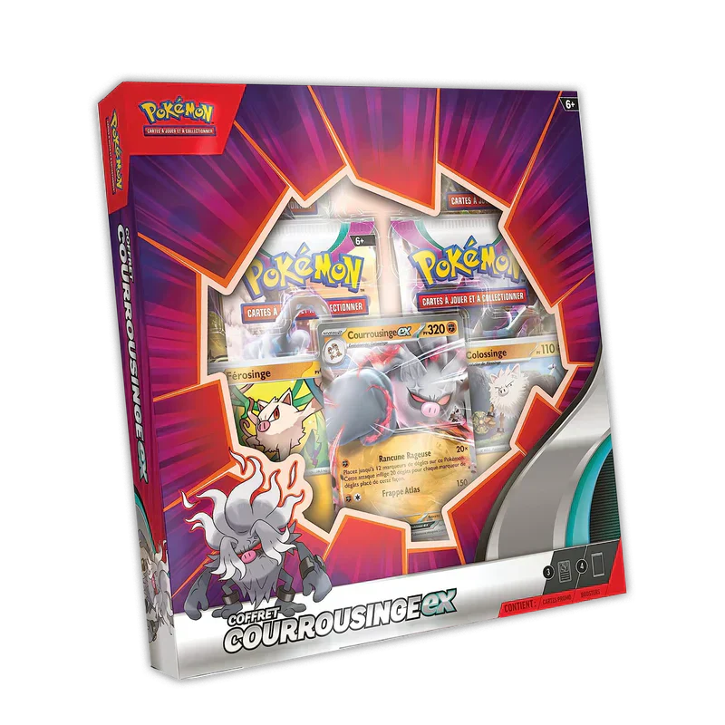 Jeu de cartes Pokémon - Coffret Courrousinge ex (scellé)