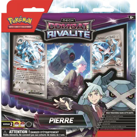 Jeu de cartes Pokémon - Deck Combat Rivalité Pierre et Rosemary (1x deck aléatoire) [FR] [SCELLÉ]
