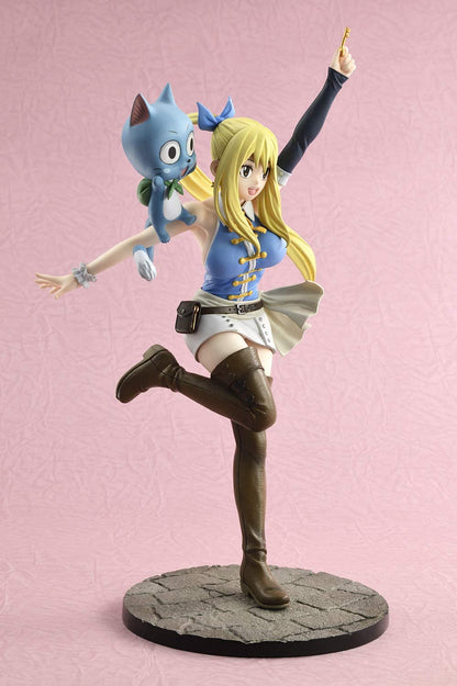 Figurine Fairy Tail - Lucy Heartfilia & Happy - Anime Town