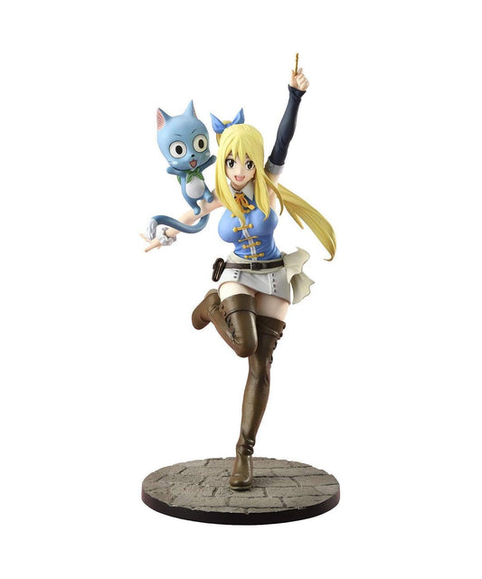 Figurine Fairy Tail - Lucy Heartfilia & Happy - Anime Town