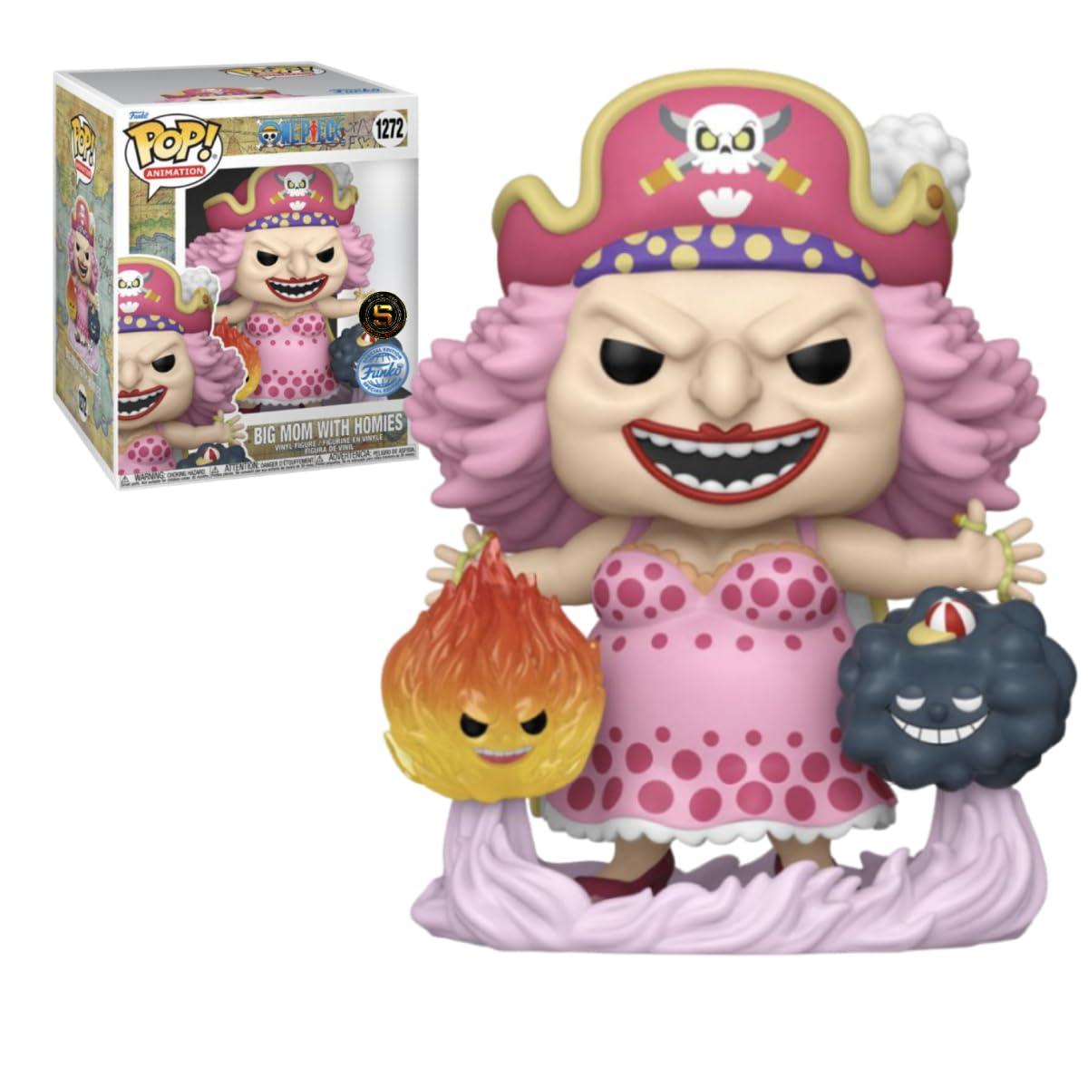 Funko Pop One Piece - Big Mom avec Prométhée et Zeus 1272 Super Sized - Anime Town
