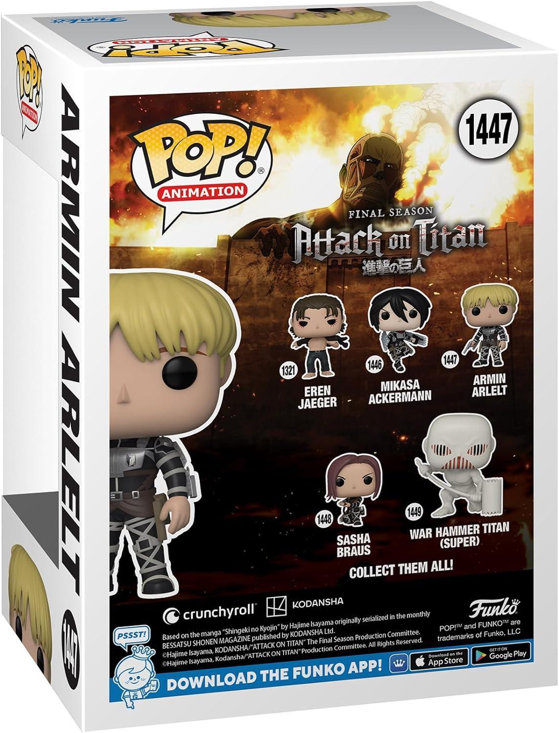 Funko Pop Attaque des Titans - Armin Arlert 1447 - Anime Town