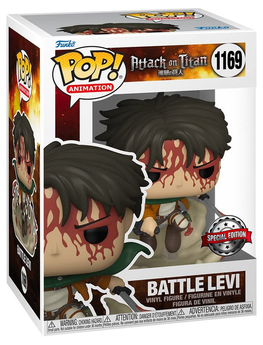 Funko Pop Attaque des Titans - Bataille Levi 1169 Édition Spéciale - Anime Town