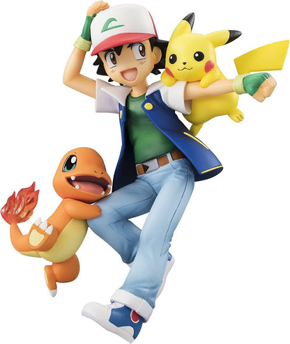 Figurine Pokémon - Salamèche, Sacha et Pikachu - Anime Town