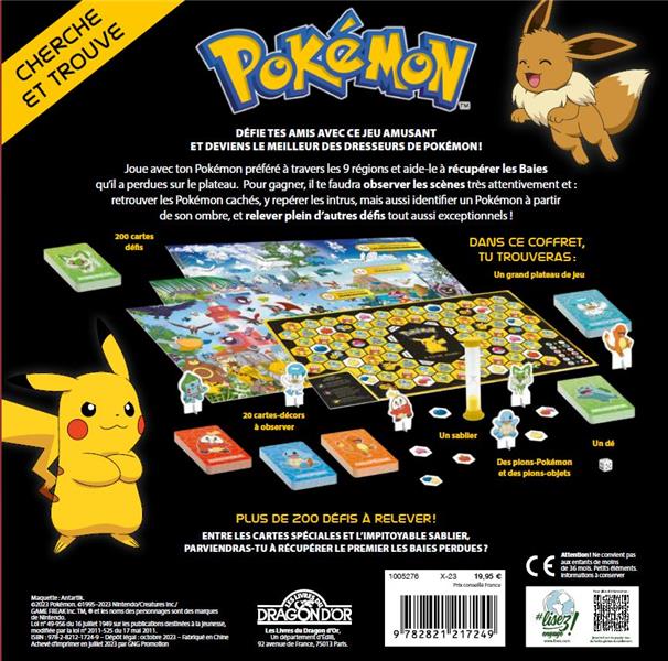 Jeu de société Pokémon - Le grand jeu du cherche-et-trouve : Voyage à travers les 9 régions