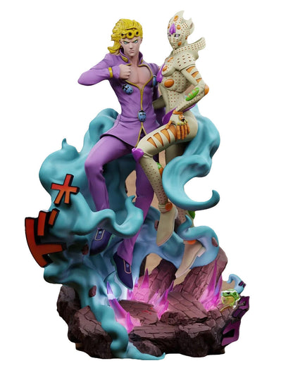 Figurine JoJo's Bizarre Adventure - Giorno Giovanna Gold & Experience Requiem - Anime Town