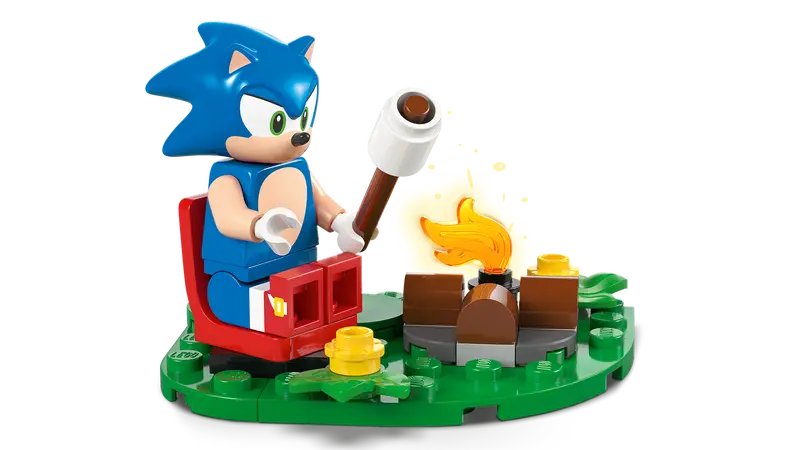 Lego Sonic the Hedgehog™ - Conflit au feu de camp de Sonic