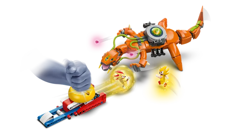 Lego Sonic the Hedgehog™ - super shadow vs biolizard