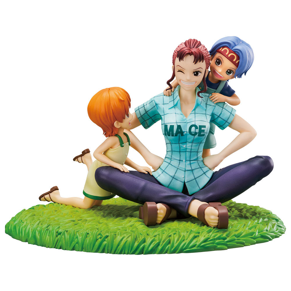 Figurine One Piece - Bell-mère avec Nami et Nojiko - Anime Town