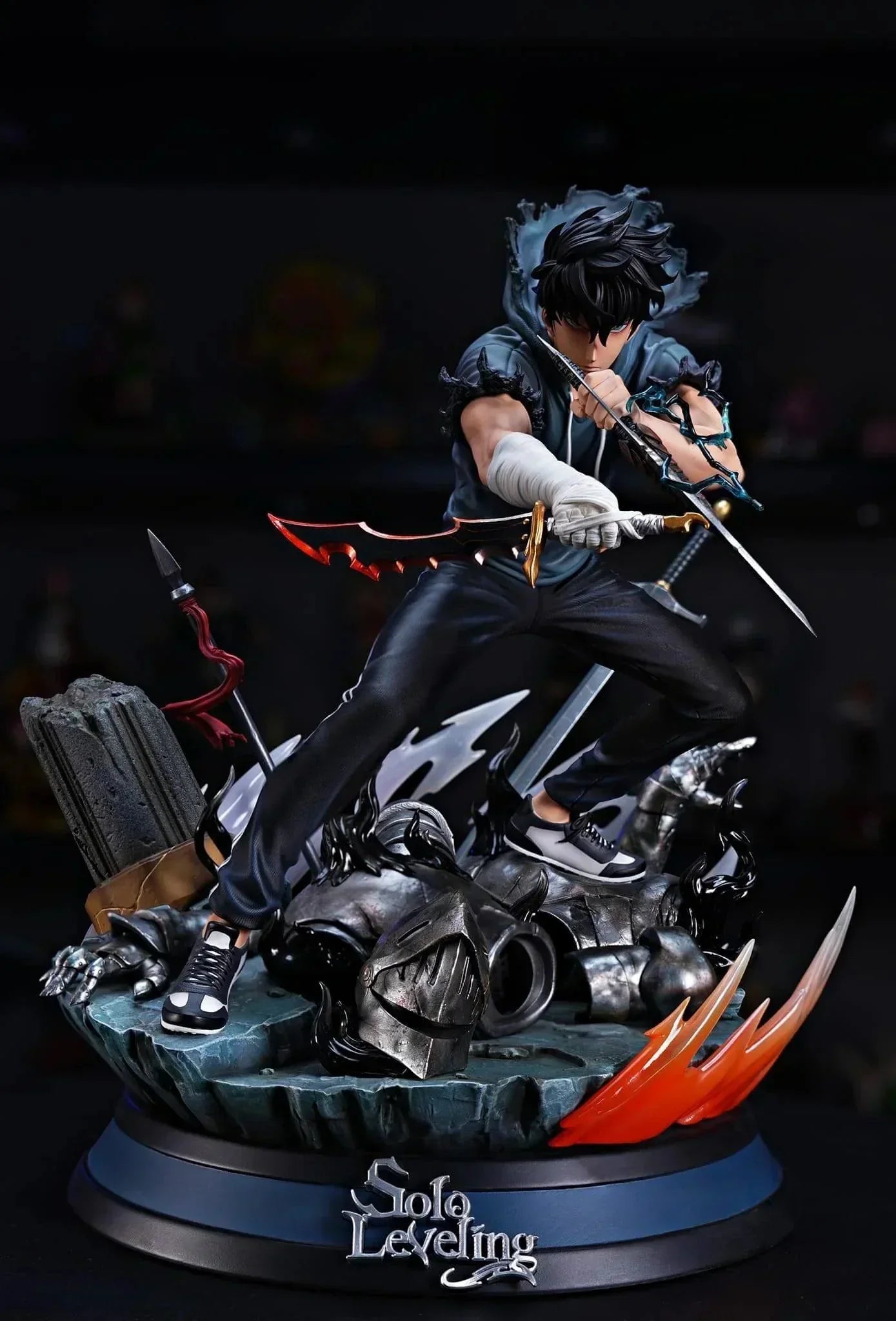 Figurine Solo Leveling - Sung Jin Woo garde - Anime Town