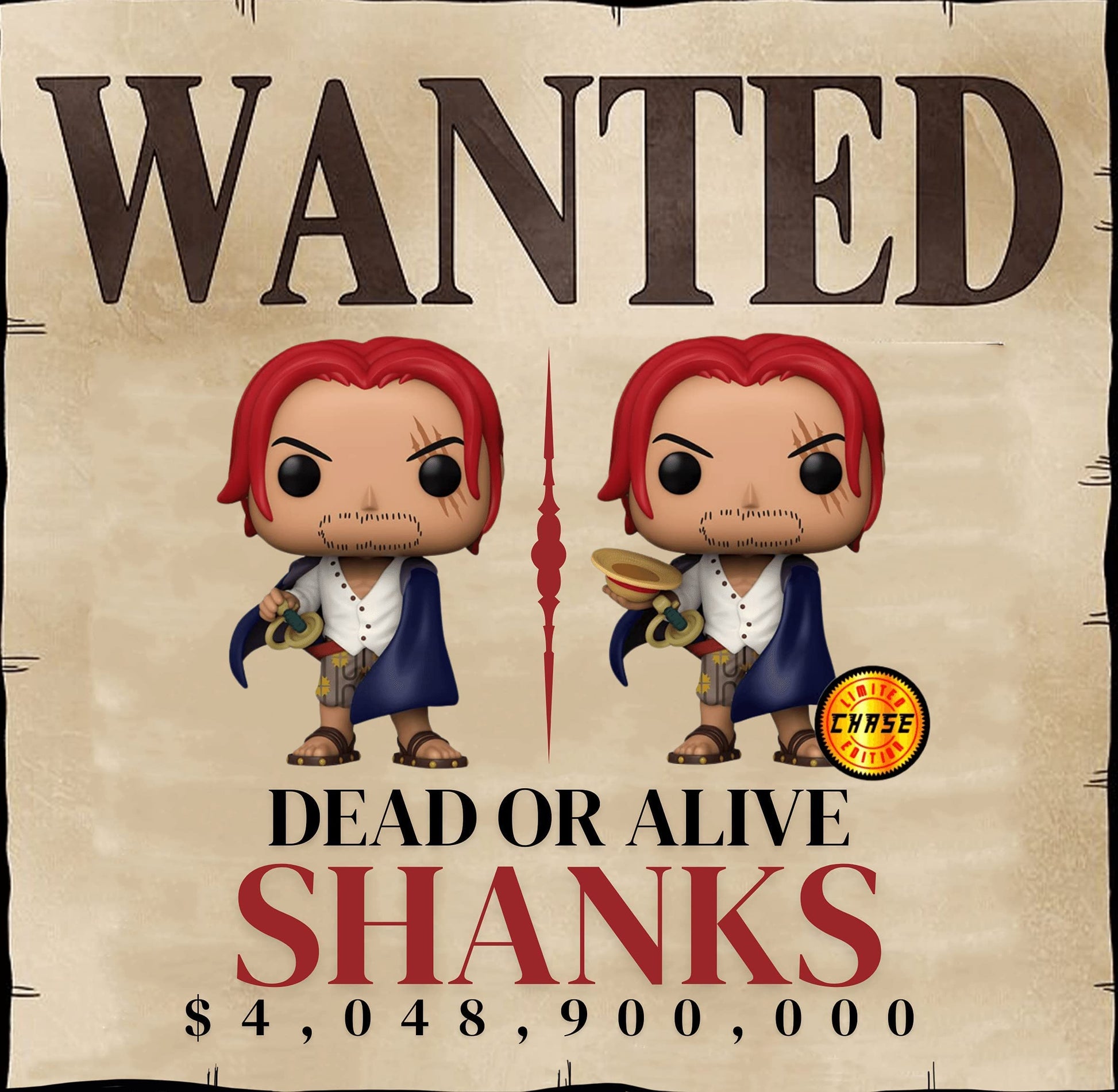 Funko Pop One Piece - Shanks 939 Édition Spéciale - Anime Town