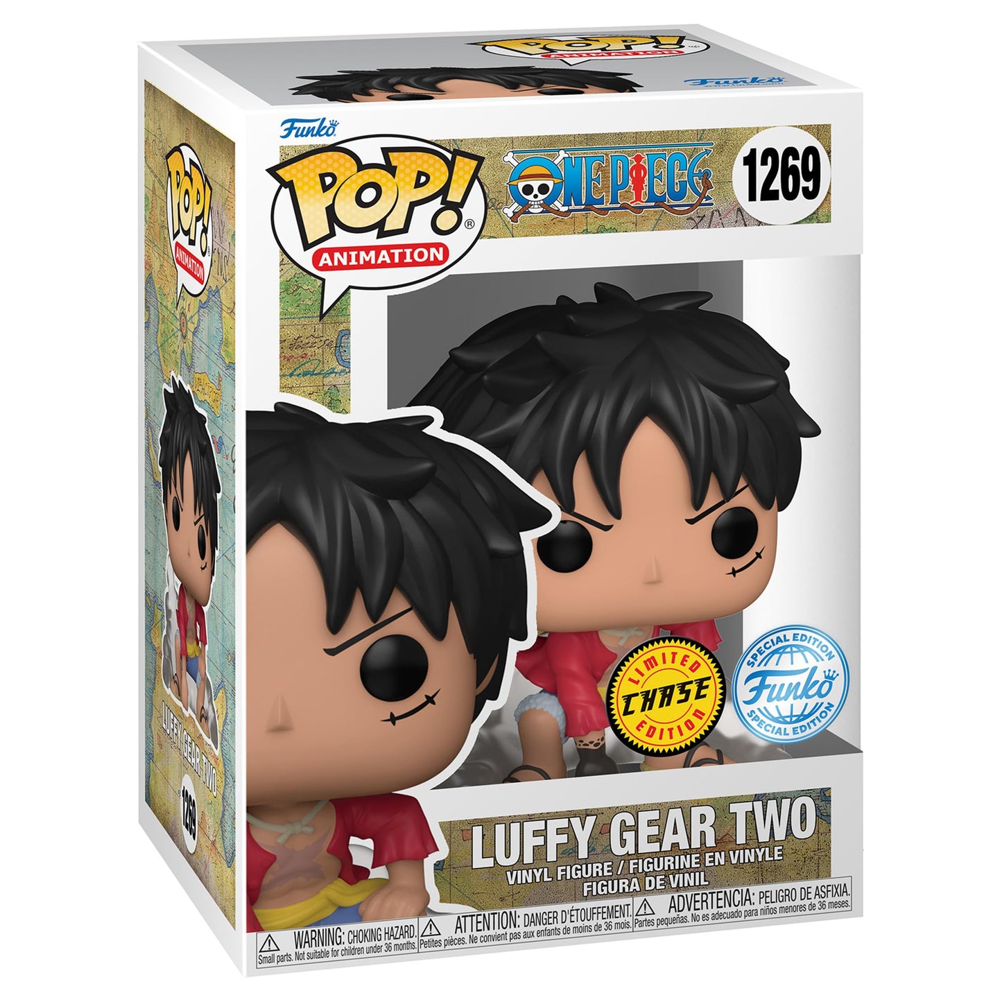 Funko Pop One Piece - Luffy Gear Second 1269 Édition Spéciale Chase - Anime Town
