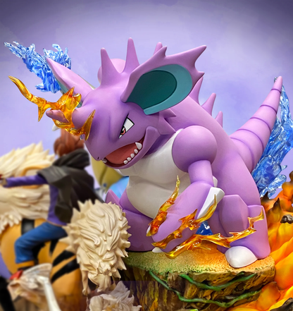 Figurine Pokémon - Blue et ses pokémon - Anime Town