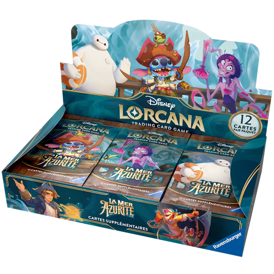 Jeu de cartes Lorcana - Display S1V6 - La Mer Azurite (scellé)