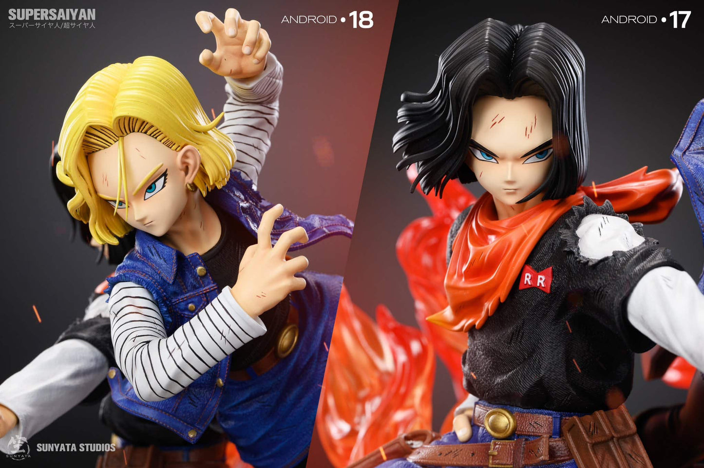 Figurine Dragon Ball - Android 17 & 18 - Anime Town