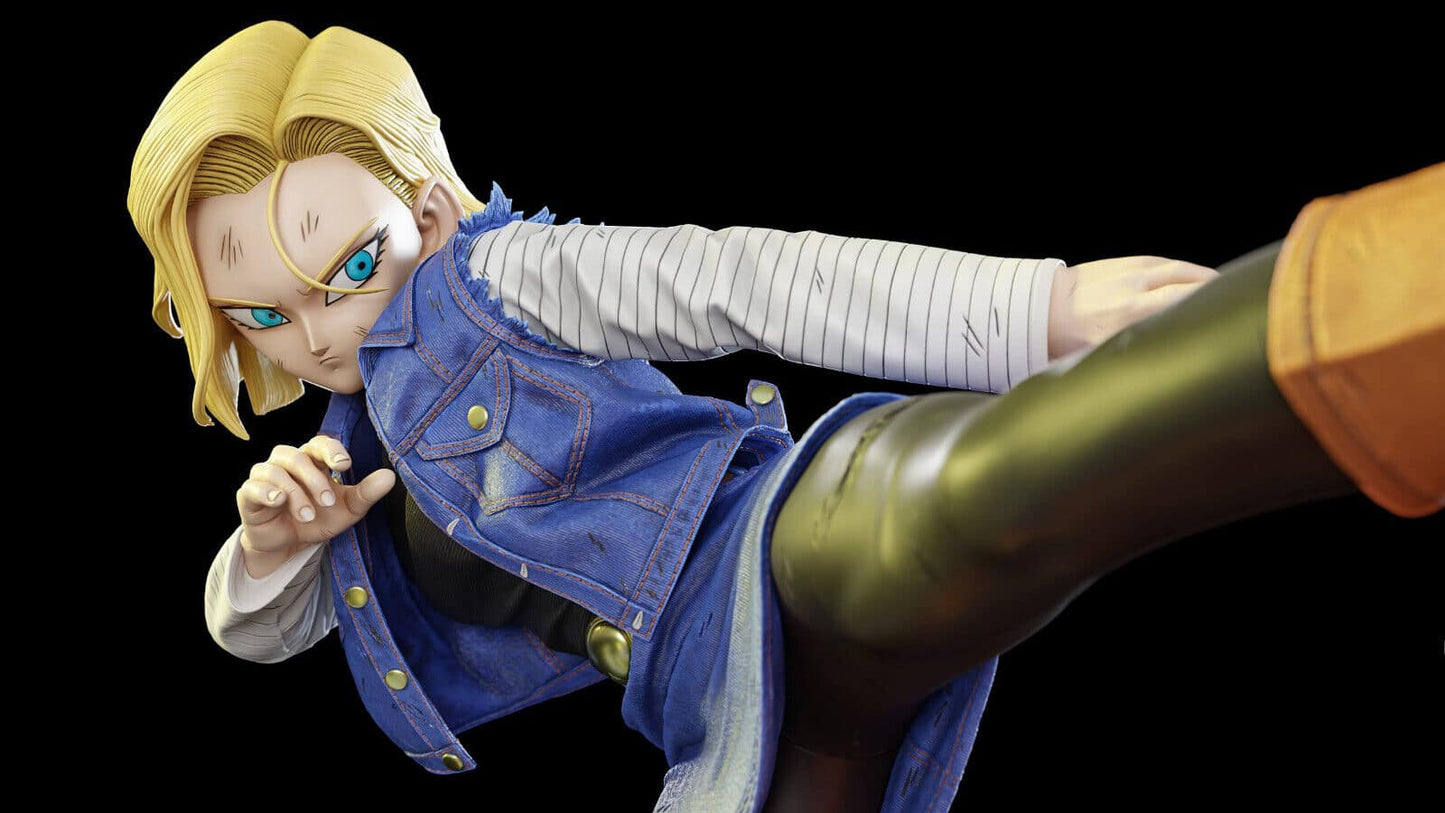 Figurine Dragon Ball - Combat Épique : Gohan vs C-17 & C-18