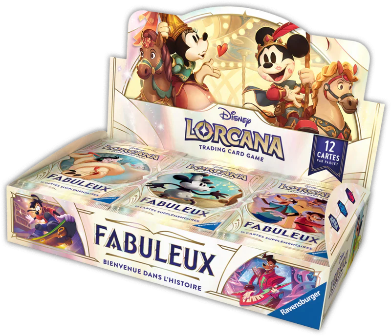 Jeu de cartes Lorcana - [SCELLE] Display S1V9 - Fabuleux [FR]