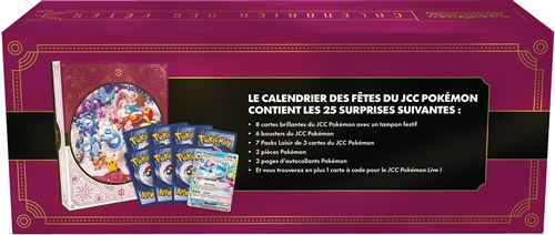Jeu de cartes Pokémon - [SCELLE] Calendrier des fêtes 2025 (de l'avent) [FR]