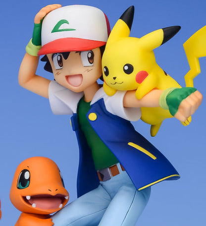 Figurine Pokémon - Salamèche, Sacha et Pikachu - Anime Town