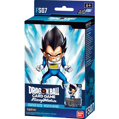 Jeu de cartes Dragon Ball Fusion World - Starter Deck Vegeta Mini scellés