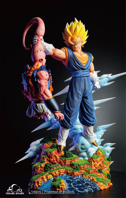 Figurine Dragon Ball - Vegetto Super Saiyan vs Buu