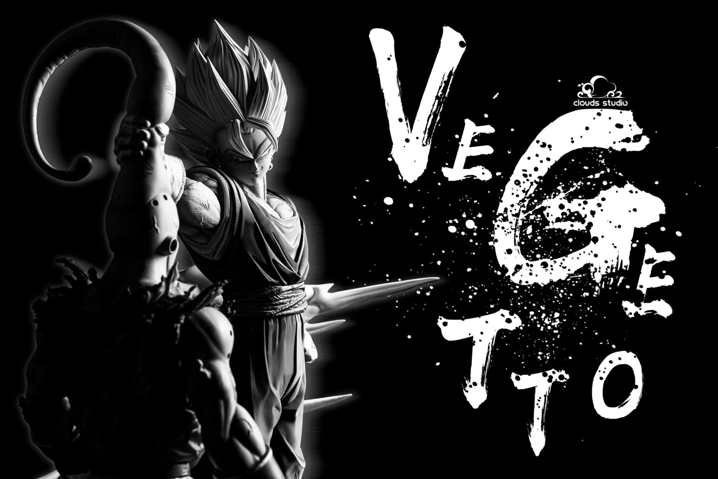 Figurine Dragon Ball - Vegetto Super Saiyan vs Buu