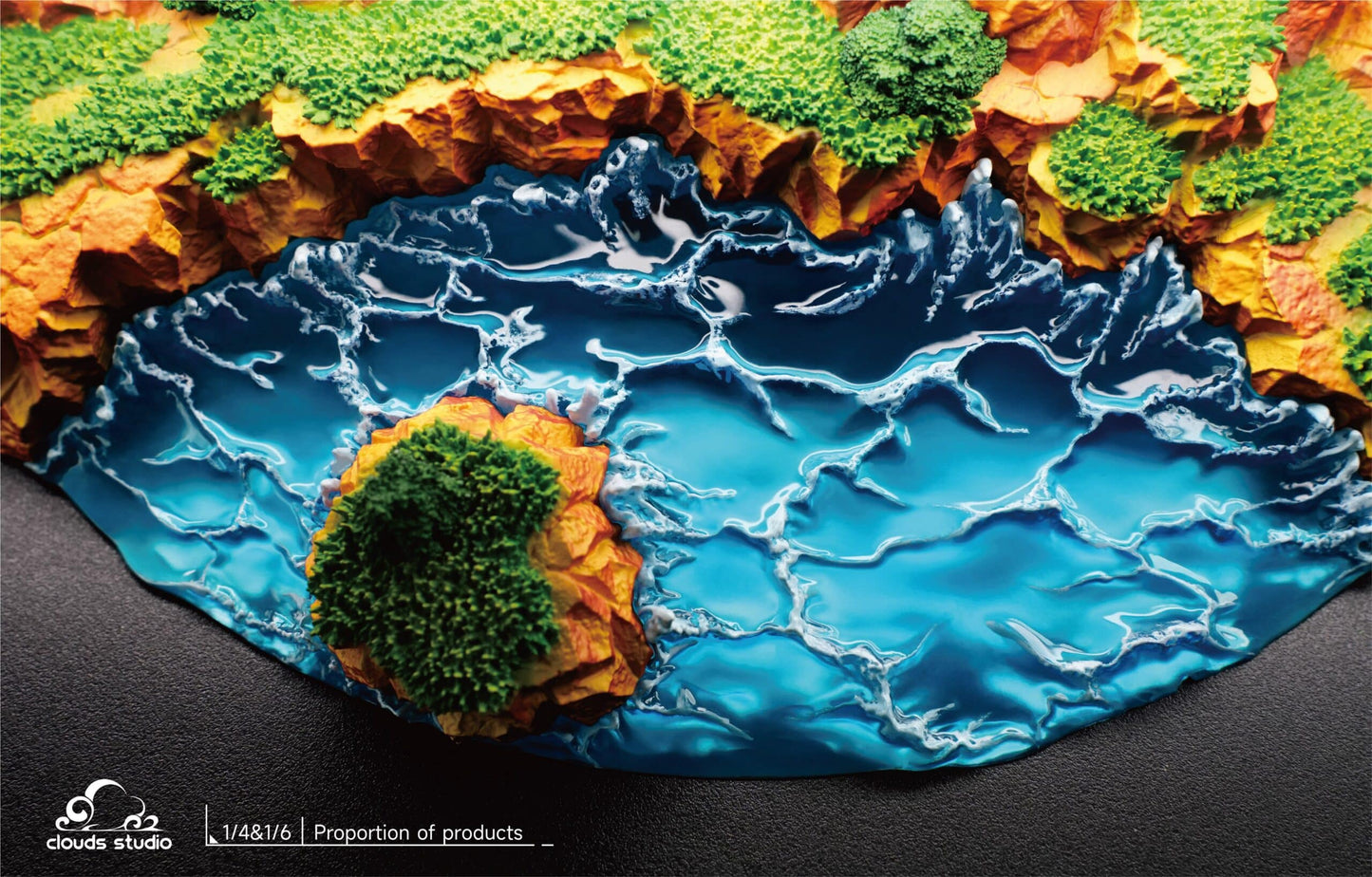 Figurine Dragon Ball - Vegetto Super Saiyan vs Buu