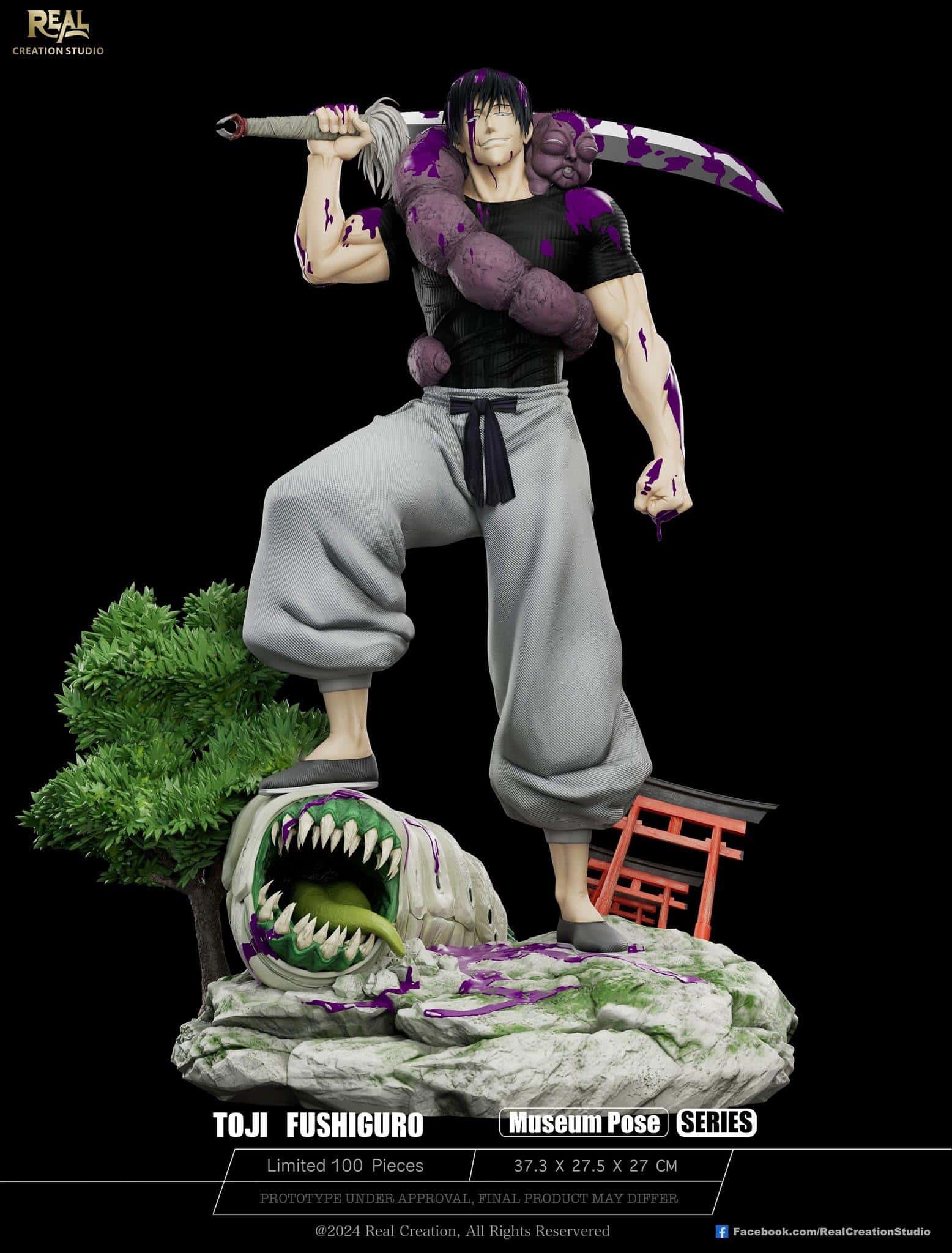 Figurine Jujutsu Kaisen - Fushiguro Toji Maîtrise des Armes - Anime Town