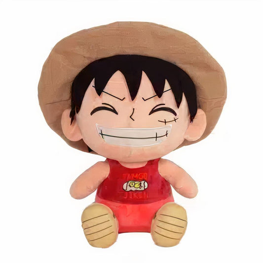 Peluche One Piece - Luffy heureux