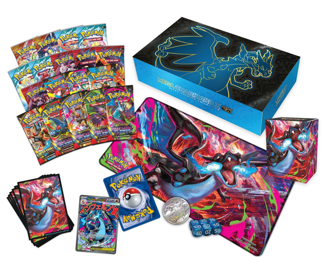 Jeu de cartes Pokémon - [SCELLE] Collection Ultra-Premium Méga-Dracaufeu X-ex [FR]
