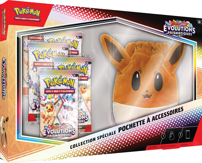 Jeu de cartes Pokémon - [SCELLÉ] Collection Spéciale Pochette à Accessoires EV08.5 Évolutions Prismatiques [FR]