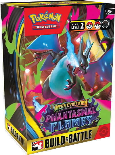 Jeu de cartes Pokémon - Boîtier Stratégies et Combats – Méga-Évolution : Flammes Fantasmagoriques [FR]