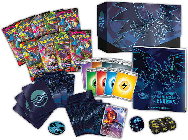 Jeu de cartes Pokémon – ETB – Flammes Fantasmagoriques – ME02 – Coffret Dresseur d’Elite [FR]