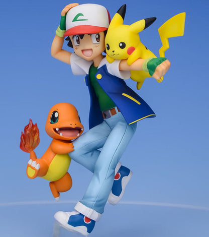 Figurine Pokémon - Salamèche, Sacha et Pikachu - Anime Town
